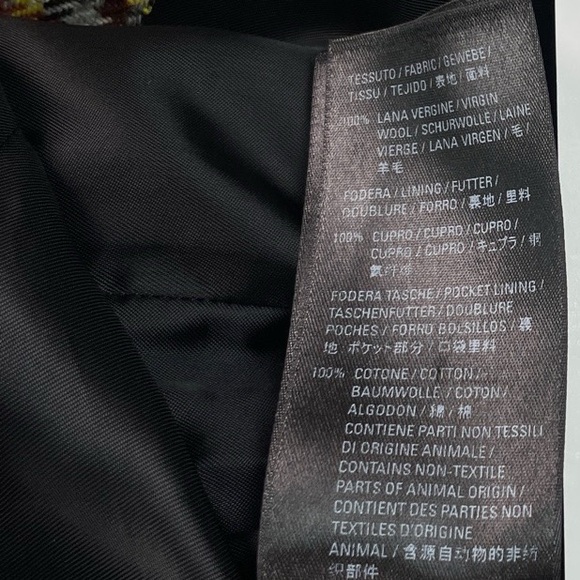 🚩steal authentic Balenciaga Yellow and Black Plaid Blazer - Picture 6 of 7